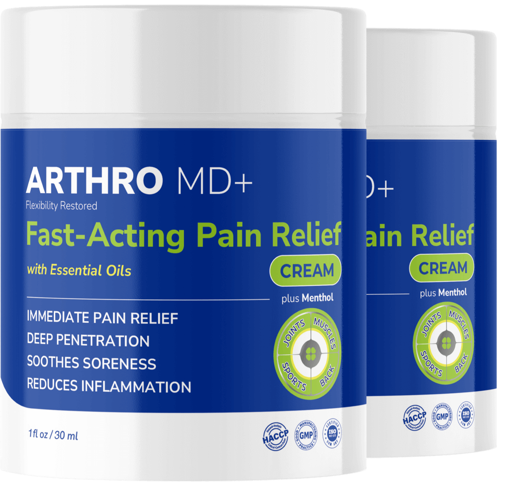 ArthroMD+ joint cream bottles
